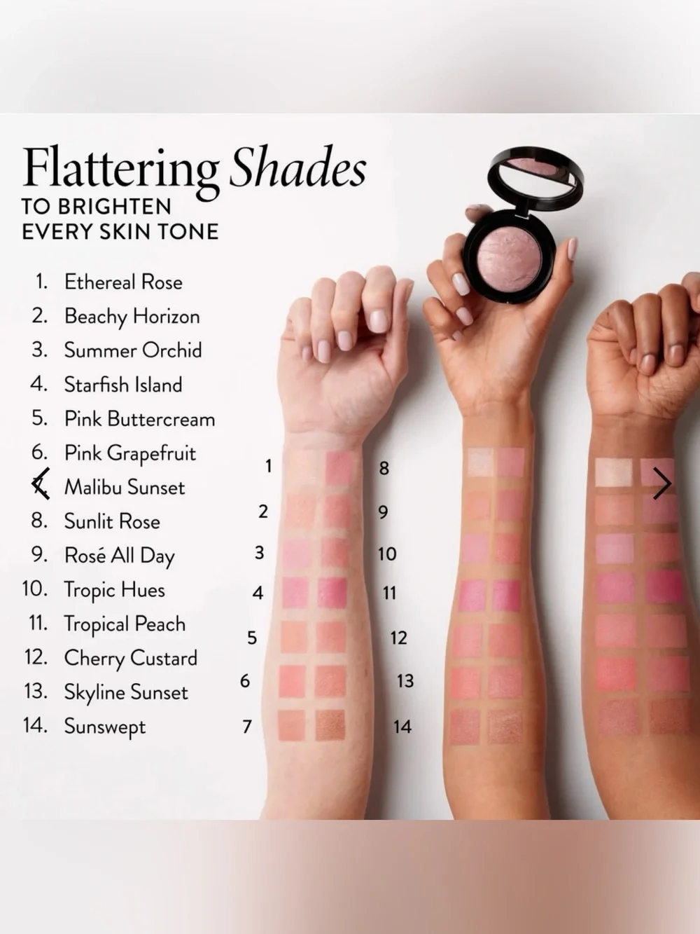 Laura Geller Marbleized Baked N Brighten Blush in Cherry Custard